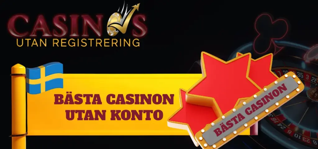 De bästa casinona utan konto och registrering